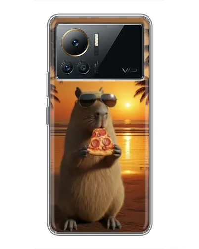 Чехол для Infinix Note 12 Pro (4G) с картинкой «Капибара с пиццей» Чехол для Infinix Note 12 Pro (4G) с картинкой «Капибара с пиццей»