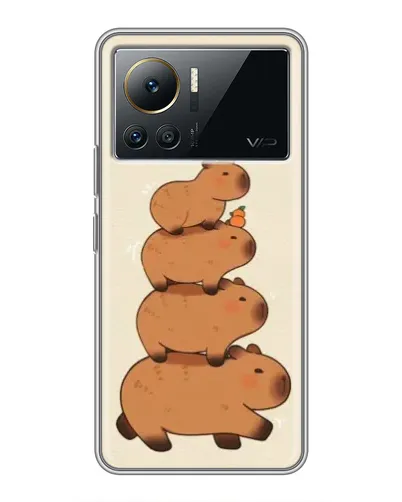 Чехол для Infinix Note 12 Pro (4G) с картинкой «Башня из капибар» Чехол для Infinix Note 12 Pro (4G) с картинкой «Башня из капибар»