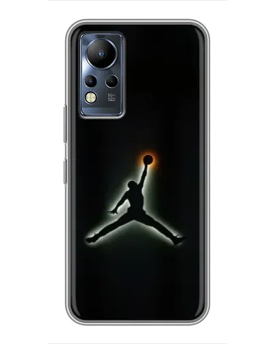 Чехол для Infinix Note 12 с картинкой «Jordan Gradient Logo»