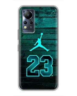Чохол для Infinix Note 12 з картинкою «Jordan Cyan 23» Чохол для Infinix Note 12 з картинкою «Jordan Cyan 23»