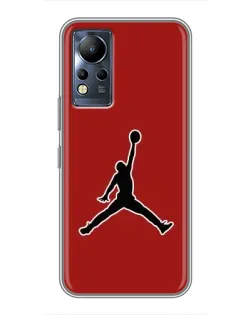 Чохол для Infinix Note 12 з картинкою «Jordan Red Back» Чохол для Infinix Note 12 з картинкою «Jordan Red Back»