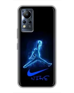 Чохол для Infinix Note 12 з картинкою «Jordan Neon Blue» Чохол для Infinix Note 12 з картинкою «Jordan Neon Blue»