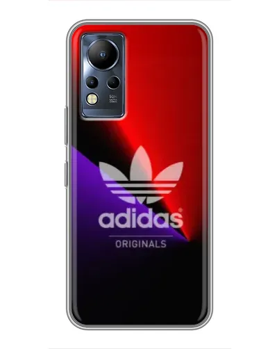 Чехол для Infinix Note 12 с картинкой «Adidas Red Neon»