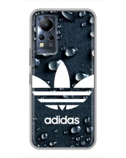 Чехол для Infinix Note 12 с картинкой «Adidas Trefoil Blue»