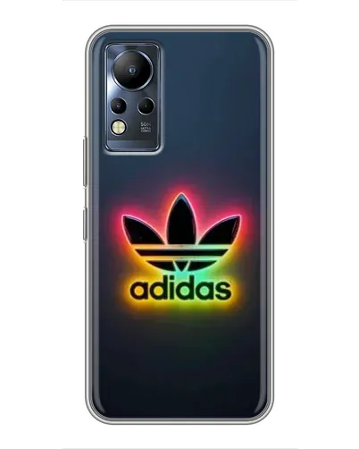 Чехол для Infinix Note 12 с картинкой «Неоновый Adidas»