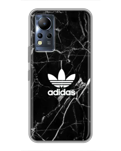 Чехол для Infinix Note 12 с картинкой «Белый мрамор Adidas»