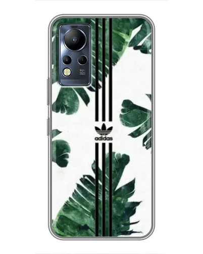 Чехол для Infinix Note 12 с картинкой «Пальмовые листья адидас»