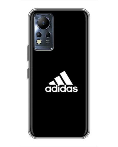 Чехол для Infinix Note 12 с картинкой «Черная классика Adidas»