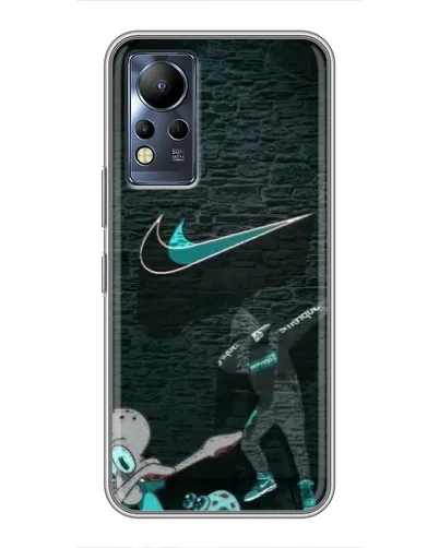Чехол для Infinix Note 12 с картинкой «Спортивный арт Nike» Чехол для Infinix Note 12 с картинкой «Спортивный арт Nike»