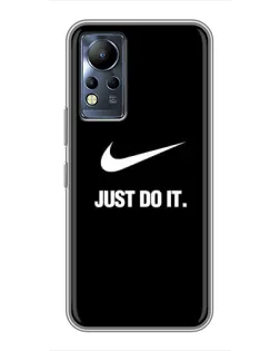 Чехол для Infinix Note 12 с картинкой «Классический принт Nike»