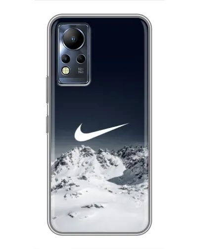 Чехол для Infinix Note 12 с картинкой «Nike — зимние горы» Чехол для Infinix Note 12 с картинкой «Nike — зимние горы»