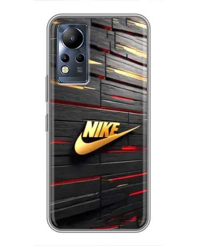 Чехол для Infinix Note 12 с картинкой «Золотой Nike на металле» Чехол для Infinix Note 12 с картинкой «Золотой Nike на металле»