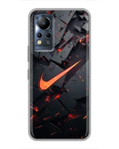 Чехол для Infinix Note 12 с картинкой «Nike — эффект разломов» Чехол для Infinix Note 12 с картинкой «Nike — эффект разломов»
