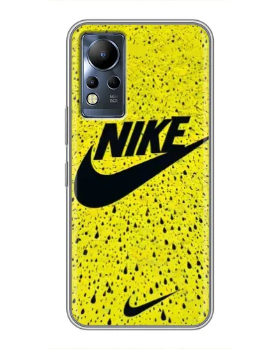 Чехол для Infinix Note 12 с картинкой «Желтый текстурный Nike» Чехол для Infinix Note 12 с картинкой «Желтый текстурный Nike»