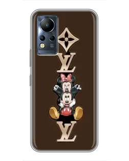 Чохол для Infinix Note 12 з картинкою «LV та Міккі Маус»