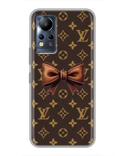 Чохол для Infinix Note 12 з картинкою «LV з бантом»