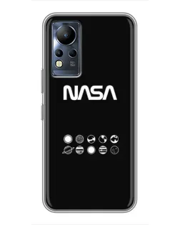 Чохол для Infinix Note 12 з картинкою «NASA — технічний принт»
