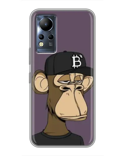 Чехол для Infinix Note 12 с картинкой «Bored Ape в кепке» Чехол для Infinix Note 12 с картинкой «Bored Ape в кепке»