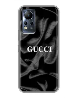 Чохол для Infinix Note 12 з картинкою «Gucci — шовкові хвилі»