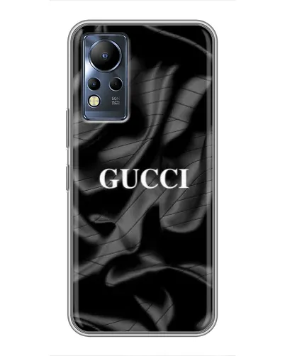 Чехол для Infinix Note 12 с картинкой «Gucci — шелковые волны»
