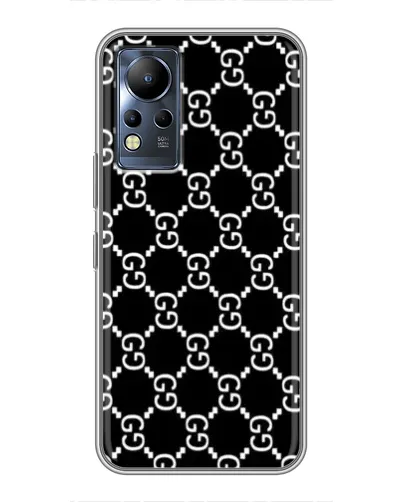 Чехол для Infinix Note 12 с картинкой «Gucci — сетчатый паттерн»