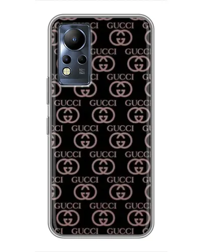 Чехол для Infinix Note 12 с картинкой «Классическая монограмма Gucci»