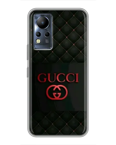 Чехол для Infinix Note 12 с картинкой «Gucci — стеганый черный»