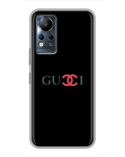 Чехол для Infinix Note 12 с картинкой «Gucci — красный градиент»
