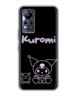 Чохол для Infinix Note 12 з картинкою «Kuromi — чорний мінімалізм» Чохол для Infinix Note 12 з картинкою «Kuromi — чорний мінімалізм»