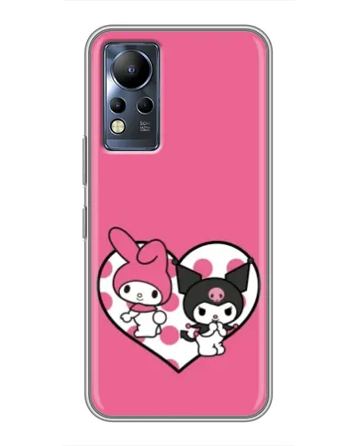 Чохол для Infinix Note 12 з картинкою «Kuromi та My Melody»