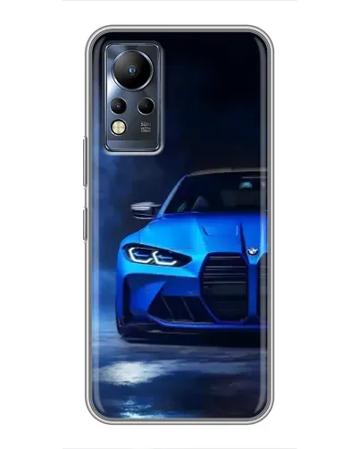 Чехол для Infinix Note 12 с картинкой «Голубая BMW M4» Чехол для Infinix Note 12 с картинкой «Голубая BMW M4»