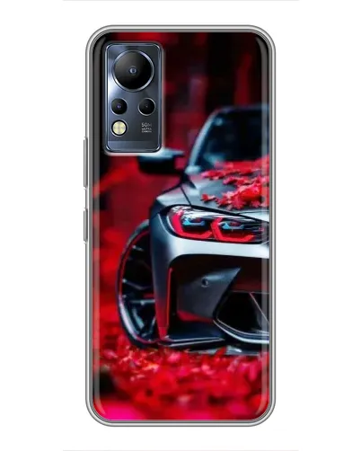 Чехол для Infinix Note 12 с картинкой «Спортивная BMW и цветы» Чехол для Infinix Note 12 с картинкой «Спортивная BMW и цветы»