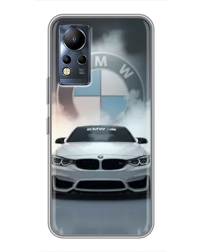 Чехол для Infinix Note 12 с картинкой «BMW в белом дыму» Чехол для Infinix Note 12 с картинкой «BMW в белом дыму»