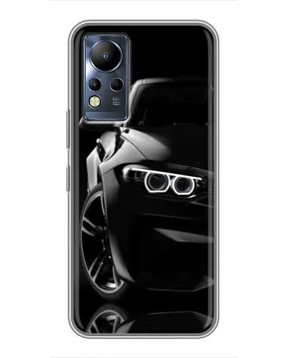 Чехол для Infinix Note 12 с картинкой «Черная BMW — профиль» Чехол для Infinix Note 12 с картинкой «Черная BMW — профиль»