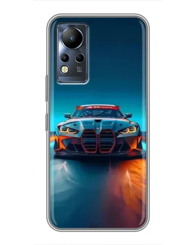 Чехол для Infinix Note 12 с картинкой «BMW — огни неона» Чехол для Infinix Note 12 с картинкой «BMW — огни неона»