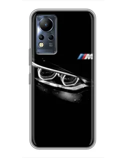 Чехол для Infinix Note 12 с картинкой «BMW — взгляд тигра»