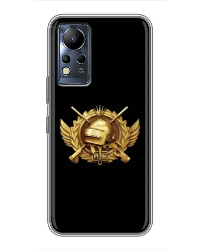 Чохол для Infinix Note 12 з картинкою «PUBG — помаранчевий градієнт»