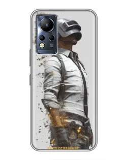 Чохол для Infinix Note 12 з картинкою «PUBG — боєць у пилу»