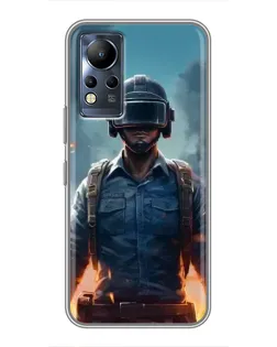 Чохол для Infinix Note 12 з картинкою «PUBG — реалістичний герой»