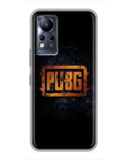 Чохол для Infinix Note 12 з картинкою «PUBG — золотий логотип»