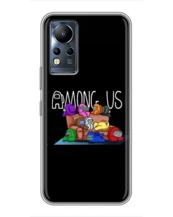 Чохол для Infinix Note 12 з картинкою «Логотип Among Us» Чохол для Infinix Note 12 з картинкою «Логотип Among Us»
