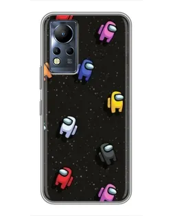 Чохол для Infinix Note 12 з картинкою «Космічний патерн Among Us» Чохол для Infinix Note 12 з картинкою «Космічний патерн Among Us»