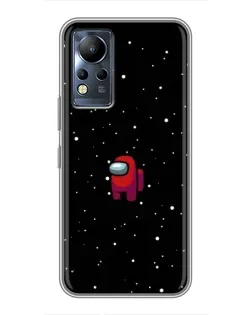 Чохол для Infinix Note 12 з картинкою «Червоний Among Us»