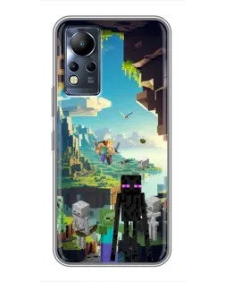 Чохол для Infinix Note 12 з картинкою «Ендермен у лісі» Чохол для Infinix Note 12 з картинкою «Ендермен у лісі»