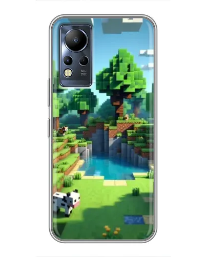 Чохол для Infinix Note 12 з картинкою «Minecraft літній день»