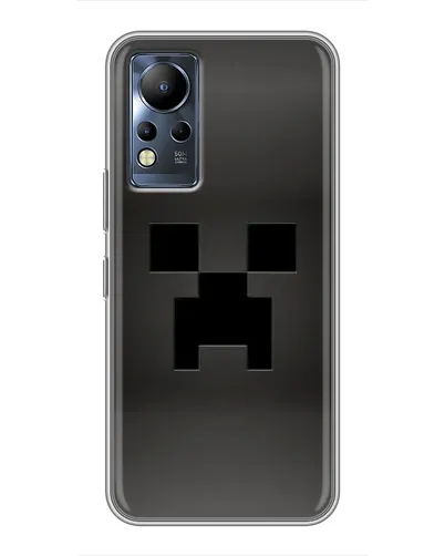 Чохол для Infinix Note 12 з картинкою «Чорний кріпер градієнт»