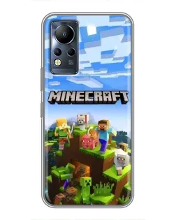 Чохол для Infinix Note 12 з картинкою «Minecraft класичний світ» Чохол для Infinix Note 12 з картинкою «Minecraft класичний світ»
