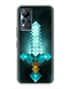 Чохол для Infinix Note 12 з картинкою «Алмазний меч неон» Чохол для Infinix Note 12 з картинкою «Алмазний меч неон»