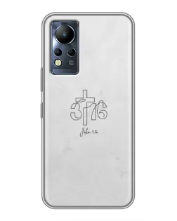 Чохол для Infinix Note 12 з картинкою «Івана 3:16 Хрест» Чохол для Infinix Note 12 з картинкою «Івана 3:16 Хрест»