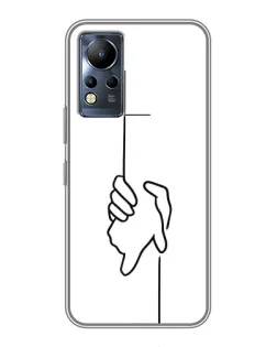 Чохол для Infinix Note 12 з картинкою «Рука тримає» Чохол для Infinix Note 12 з картинкою «Рука тримає»